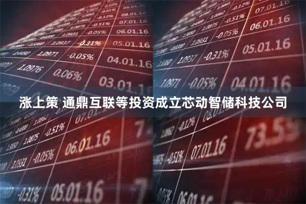 涨上策 通鼎互联等投资成立芯动智储科技公司