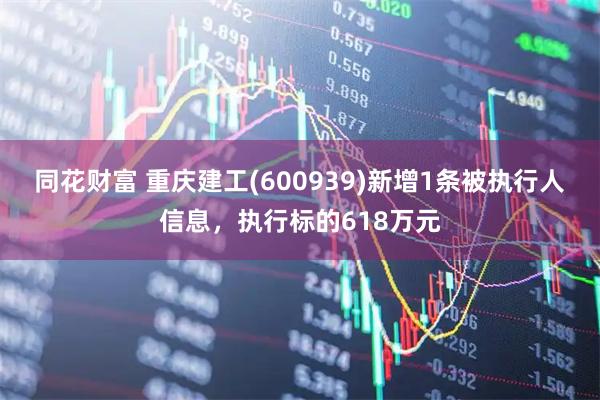 同花财富 重庆建工(600939)新增1条被执行人信息，执行标的618万元