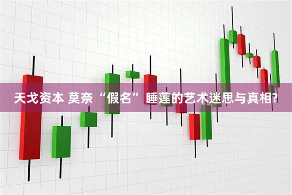天戈资本 莫奈 “假名” 睡莲的艺术迷思与真相?