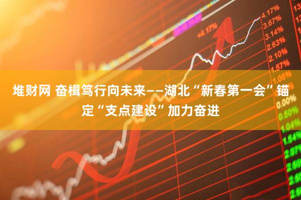 堆财网 奋楫笃行向未来——湖北“新春第一会”锚定“支点建设”加力奋进